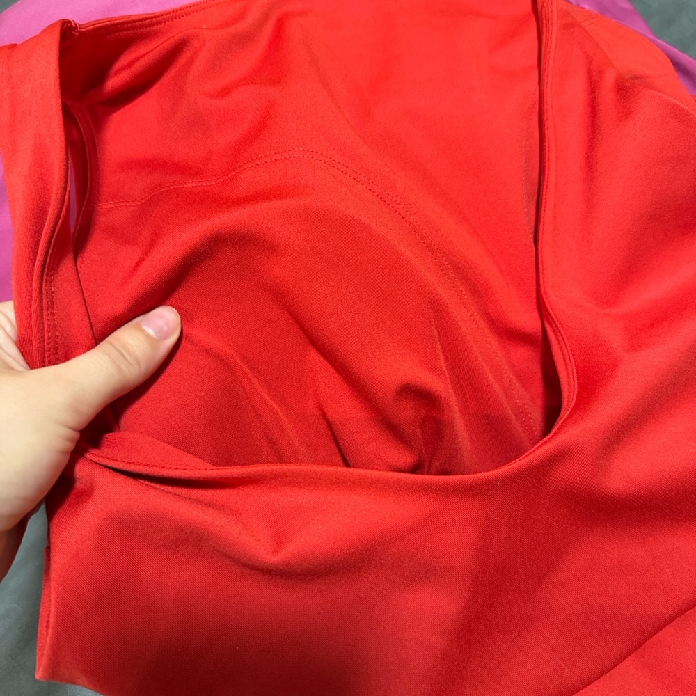 LIKE NEW Red High Neck All in Motion Activewear Dress - Picture 7 of 10